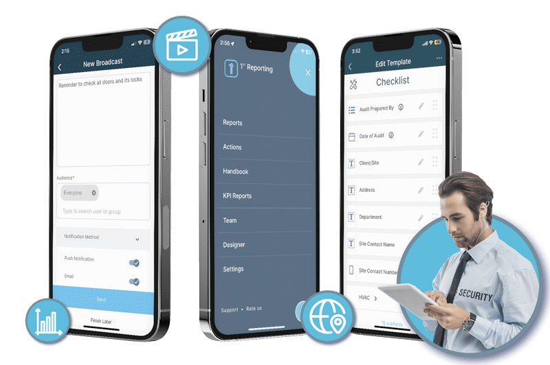 Software de reporting de seguridad 1st Reporting