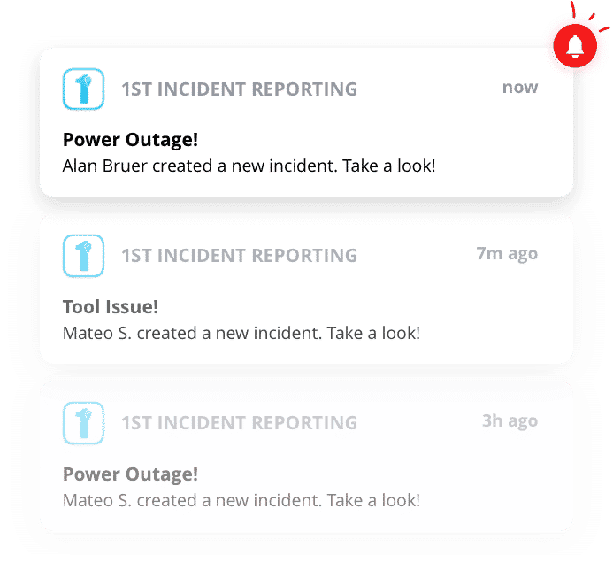 Notifications et insights d'incidents en temps réel