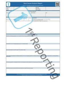 Root Cause Analysis Template (watermarked) by 1st Reporting