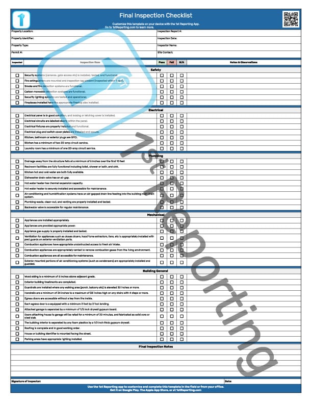 residential-final-inspection-checklist-for-professionals-1st-reporting