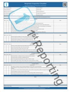 Respirator Inspection Checklist (watermarked) by 1stReporting.com