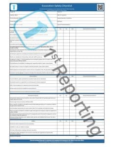 Excavetion Safety Checklist (watermarked) by 1stReporting.com.