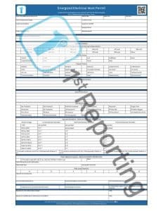 Energized Electrical Work Permit (watermarked) by 1stReporting.com.